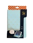New Dabney Lee Protective Lt. Blue Ipad Mini 4 Rotating Case Metallic Gold Bows. Fixed Price $19.95.