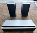 Sony SS-WS42, SS-CT43, SS-TS43B Wired Subwoofer, Center Channel, Satellites. Fixed Price $30.00.