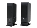 Logitech S-100 Blk Watts Rms 2.0 Speaker System 970144-0403, ***new 2005***. Fixed Price $19.95.