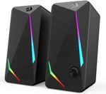Redragon GS510 Rgb Desktop Speakers, 2.0 Channel Pc Computer With 4 Colo. Fixed Price $34.81.