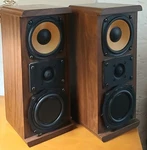 Vintage Koss Dyna-mite M/80 Plus Bookshelf Speakers Pair, Walnut Veneer. Korea. Fixed Price $160.00.