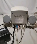 Boston Acoustics BA745 2.1 Speaker System (sub + Satellites) 3.5 Mm Input.. Fixed Price $49.95.