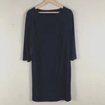 Molly Malloy Dress Women Blue 80S Shoulder Pads On Trend Office Workwear Coast. Fixed Price $9.68.