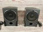 Cyber Acoustics CA-3550 Gray Wired 30W Subwoofer For Pc/gaming Lot 2. Fixed Price $39.99.