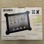 Jensen SMPS-550 Portable Stereo Speaker For Ipad & 2. Fixed Price $22.00.