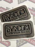 Syncom Bose Speakers Decals For Restoration Black Chrome Smooth Set 2. Fixed Price $11.90.