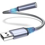 Usb 3.5MM Audio Jack Adapter External Sound Card Converter Grey For Laptop. Fixed Price $7.99.