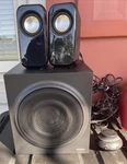 Blackweb BWA17HO011 Computer Speaker Set Subwoofer Power Bass A-x. Fixed Price $29.99.