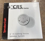 (set Of 2) Speakercraft CRS6 One Custom Round Series Speakers ASM86611. Fixed Price $89.99.