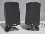 Klipsch Promedia 2.1 Thx Speakers Set Desk Shelf Controller Mod No Subwoof. Fixed Price $45.99.