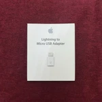 Genuine Apple Lightning To Micro Usb Adapter A1477 MD820ZM/A. Fixed Price $6.99.
