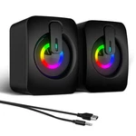 Melogaga Rgb Computer Speakers, Usb-powered Pc With 7-COLOR Black. Fixed Price $25.25.