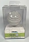 Leading Edge Solo Wireless Bluetooth Speaker With Rubber Protector White. Fixed Price $30.00.