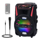 8" 1000W Portable Bluetooth Speaker Sound System Dj Party Remote Fm Usb Led. Fixed Price $35.99.