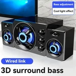 Computer Speakers Wired Pc Gaming Bass Surround Sound System 3.5MM Jack. Fixed Price $23.99.