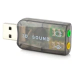 Usb 2.0 Sound Card External 5.1 Channel 3D Mic Speaker Virtual Audio Pc Adapter. Fixed Price $10.99.