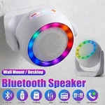Desktop Wall Mount Bluetooth Speaker With Dynamic Rgb Lighting Usb Tf Fm Radio. Fixed Price $27.99.