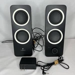 Logitech Z200 10W Wired Multimedia Speaker System Power Cord Included- Tested. Fixed Price $14.99.