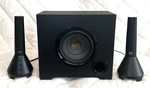 Altec Lansing VS4621 Powered Audio System - 120V 60HZ 0.3A. Fixed Price $69.99.