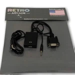 New Retroarcade.us Vga Male To Hdmi Video Cable Converter Adapter With Audio. Fixed Price $16.16.