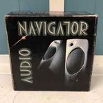 Audio Navigator Powered Speaker System #AN-2000 Original Box. Fixed Price $24.95.