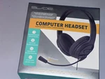 New Slide Computer Gaming Headset Microphone Comfort Air Cushions Audio Adapter. Fixed Price $9.95.