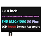 14.0" For Asus Chromebook Flip C433TA C425TA Fhd Lcd Touch Screen Assembly. Fixed Price $99.00.