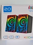 Rgb Colorful Lights Computer Speakers Usb Plug And Play 2.0 Digital. Fixed Price $13.99.