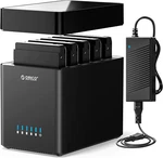 Orico 5BAY Hard Drive Enclosure USB3.0 Sata For 3.5'' Hdd Ssd W/ Fan Upto 80. Fixed Price $97.99.