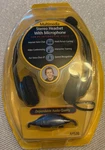 New Sealed Altec Lansing Headphones AHS30 Stereo Headset With Microphone. Fixed Price $14.00.