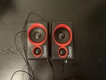 Used Reccazr SP2040 Computer Speakers - Red. Fixed Price $19.96.