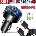 4 Usb Port Super Fast Car Charger Adapter For Iphone Samsung Android Lot. Fixed Price $472.14.