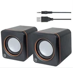 Manhattan Usb Powered Stereo Speaker System - Small Size With Volume Control &. Fixed Price $27.89.