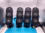 Logitech X-230 Computer Main Front Power Button Volume Control Speakers Set Of 4. Fixed Price $39.00.