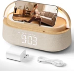 Bluetooth Speaker With Wireless Charge Fm Radio 2500MAH Battery, Led Night Light. Fixed Price $76.99.