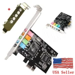 Pci-e Express 5.1CH CMI8738 Audio Sound Card W/low Profile Bracket Us Stock. Fixed Price $18.99.