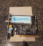 Sabrent Pci Tv Tuner / Video Capture Card No Control,. Fixed Price $17.10.