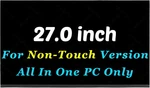 Hp 27-DP0056 27" Borderless Lcd Screen All-in-one Non-touch Fhd. Fixed Price $199.00.