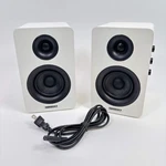 Sanyun SW-208 Bluetooth 5.0 Bookshelf Speaker White. Fixed Price $49.99.