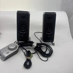 Logitech S-0085A Z3 Wood Grain Desktop Speakers W/ Wired Remote L/r. Fixed Price $24.29.