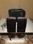 Radio Shack Optimus AMX-4 Amplified Speaker System Used Vtg Batterys Installed. Fixed Price $15.00.