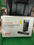 Nylavee Computer Speakers With Subwoofer, 2.1 Pc Bluetooth Sound Bar 60W. Fixed Price $69.99.