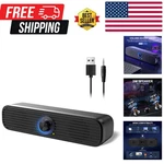Elegant Mini Wired Speakers For Desktop And Laptop - Usb Powered With 3.5MM Plug. Fixed Price $31.99.