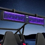 33 In 8 Speaker Louder Rgb Utv Sound Bar Wireless System Fo Polaris Can Am. Fixed Price $199.99.