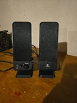 Logitech Model S-0152A1 10" Computer Speaker Set R-10 Multimedia Tested Black. Fixed Price $14.99.