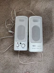 Vintage Qic Desktop Multimedia Speaker System Gray Model 8860 No Power Cord. Fixed Price $19.49.