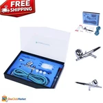 ABPST01 Airbrush Kit - Complete Set With 2M Hose, Nozzles, & Instruction Manual. Fixed Price $34.83.