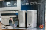 Vintage Qic Desktop Multimedia Speaker System Model 8860 W/ Wall Adaptor. Fixed Price $19.99.