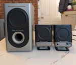 Altec Lansing 221 3-PIECE Set Wired Computer Desktop Speaker System Tested. Fixed Price $49.99.