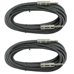 2 Pack Feet Pro Audio Dj Speaker Cables Cords 1/4 Ends 16GA Guage. Fixed Price $19.97.